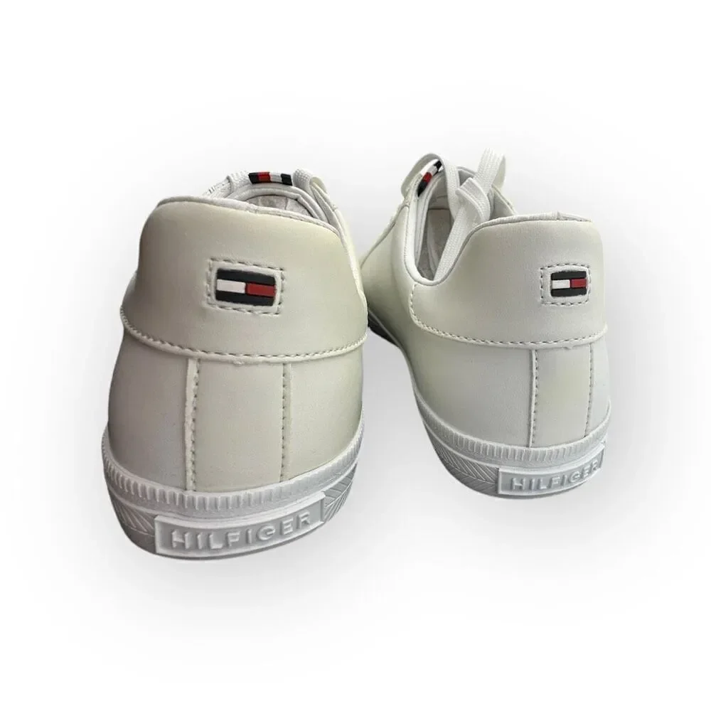New Tommy Hilfiger Womens Averie Sneaker Shoes White Size 11M